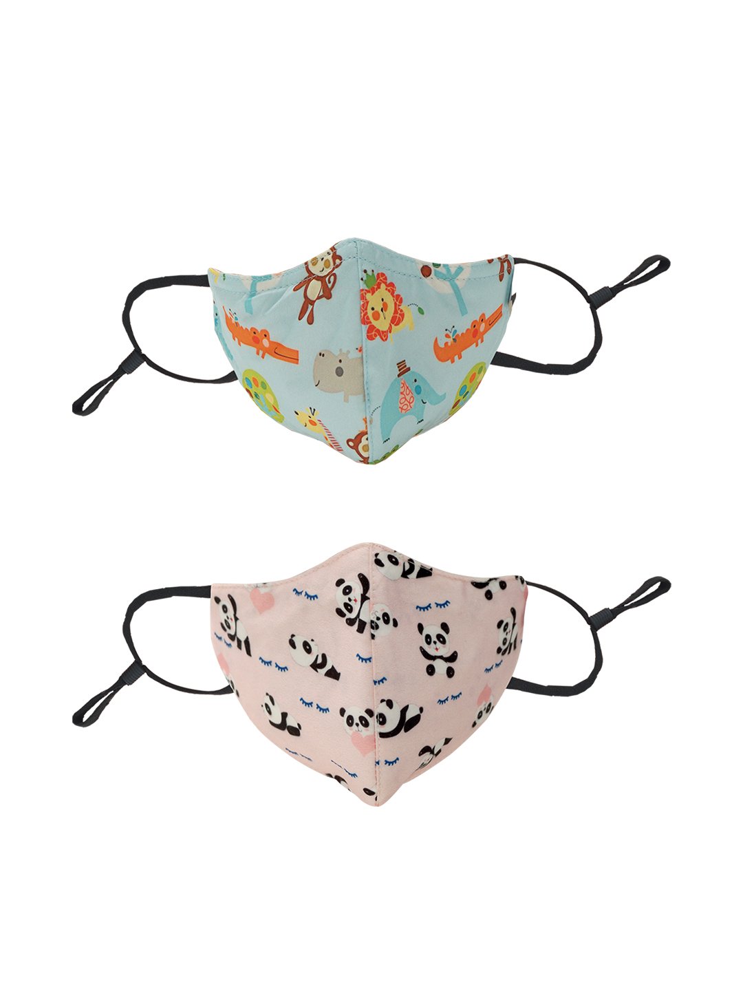 CHICCO COMFYPRO FACE MASK 3-6Y 2PC-PANDA JUNGLE